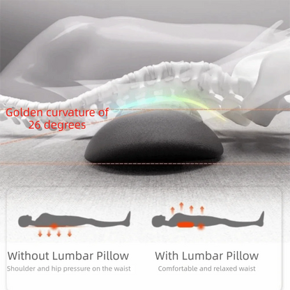 Heating Function 3-in-1 Back Massager Vibrating Massage Multi-functional Electric Lumbar Support Pillow